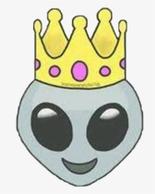 #alien #alienigena #corona #quenn #reina #tumblr #emoji, HD Png Download, Transparent PNG