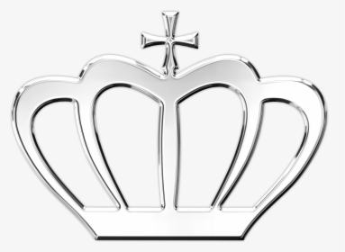 Corona, Plata, Transparente, Reina, Rey, Brillante - Transparent Background Silver Crown Png Transparent, Png Download, Transparent PNG