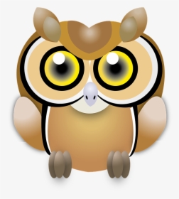 Owl, Wisdom, Ave, Feathers, Bird, Fauna - Cartoon, HD Png Download, Transparent PNG