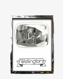 #placa De Diamante Do Youtube# - Diamond Subscriber Play Button, HD Png Download, Transparent PNG