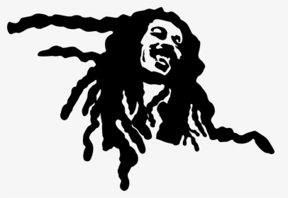 Fictional Character,stencil,logo - Graffiti Bob Marley Cover, HD Png Download, Transparent PNG