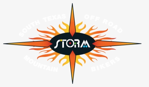 Storm Starburst Logo White South Texas Off Road Mountain-bikers - Emblem, HD Png Download, Transparent PNG