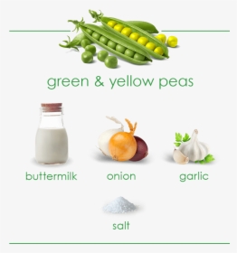 Peas And Ranch Ingredients Image - Snow Peas, HD Png Download, Transparent PNG