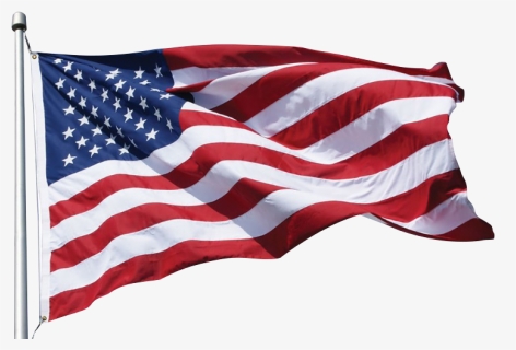 Transparent American Flag Pole Png - United States Flag, Png Download, Transparent PNG