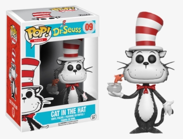 Cat In The Hat With Fish Bowl Us Exclusive Pop Vinyl - Funko Pop Cat In The Hat, HD Png Download, Transparent PNG