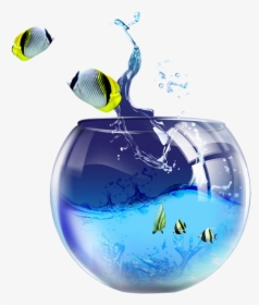 Fish Bowl Cartoon Images - Life Wallpapers In Mobile, HD Png Download, Transparent PNG