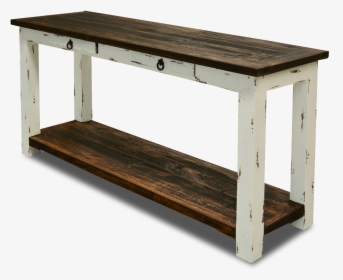 Placeholder - Distressed White Sofa Table, HD Png Download, Transparent PNG