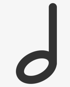 Half Note Symbol Font, HD Png Download, Transparent PNG