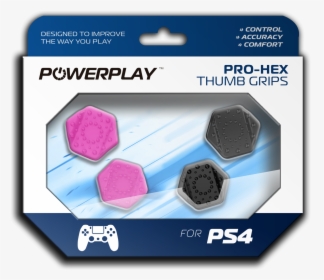 Powerplay Ps4 Pro-hex Thumb Grips For Ps4 Image - Plastic, HD Png Download, Transparent PNG