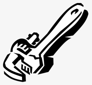 Vector Illustration Of Pipe Wrench Or Stillson Wrench - Illustration, HD Png Download, Transparent PNG
