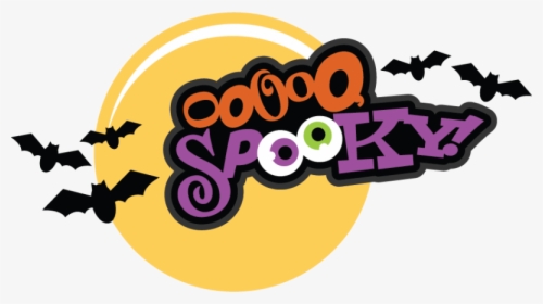 Spooky Clipart Scrapbook - Spooky Transparent Text, HD Png Download, Transparent PNG