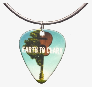 Image Of Earth To Clark Guitar Pick Necklace - Locket, HD Png Download, Transparent PNG