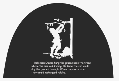 Robinson Crusoe Silhouette 03 Clip Arts - Silhouette Of Girl Reading No Watermark, HD Png Download, Transparent PNG