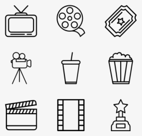 Movies Vector Clapboard - Utensil Icon Transparent Background, HD Png Download, Transparent PNG