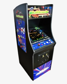Ms Pac Man Galaga Pacman Arcade Machine Stand Up - 80s Game Arcade Machine, HD Png Download, Transparent PNG