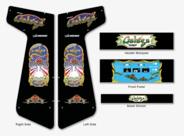 Custom Galaga For Xtension Arcade - Galaga Arcade Game Graphics, HD Png Download, Transparent PNG