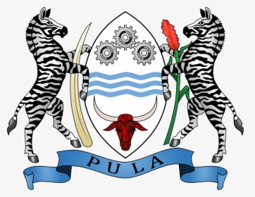 File Coat Of Botswana - Botswana Coat Of Arms, HD Png Download, Transparent PNG