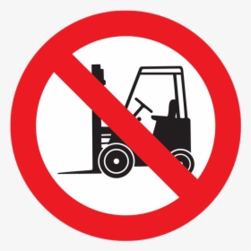 No Forklift Sign, HD Png Download, Transparent PNG