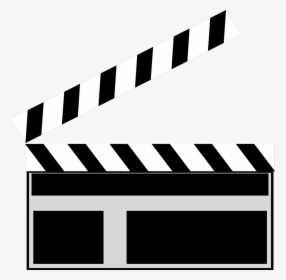 Movie Clipart Clapboard - Transparent Clapperboard Clipart, HD Png Download, Transparent PNG