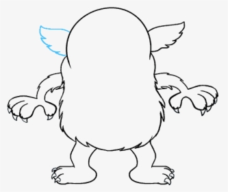 How To Draw Cartoon Monster - Cartoon Easy Monster Drawings, HD Png Download, Transparent PNG