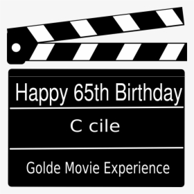 Happy Birthday Movie Clker, HD Png Download, Transparent PNG