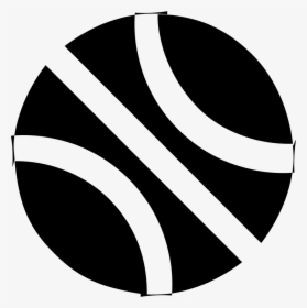 Basketball Icon Free Png - Basketball Svg Black And White, Transparent Png, Transparent PNG