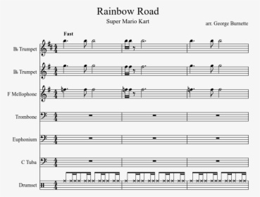 Piano With Rainbow Music Notes Png - Sheet Music, Transparent Png, Transparent PNG