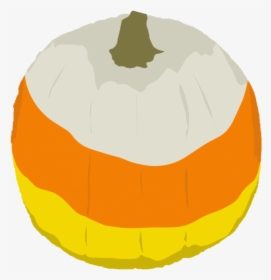 Painting A Pumpkin Like Candy Corn Is One Way To Decorate - Jack-o'-lantern, HD Png Download, Transparent PNG