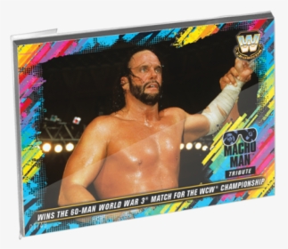 2018 Topps Wwe Heritage Oversized Complete Randy Savage - Light Up Gold, HD Png Download, Transparent PNG