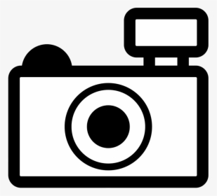 Photographer Clipart Outline - Camera Clipart Black And White, HD Png Download, Transparent PNG
