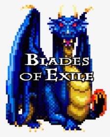 Blades Of Exile Blue Dragon - Graphic Design, HD Png Download, Transparent PNG