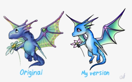 Blue Dragon Clipart Little - My Free Blue Dragon, HD Png Download, Transparent PNG