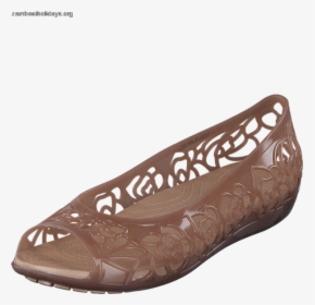 Transparent Ballet Shoes Png - Crocs Isabella Jelly Flat Bronze, Png Download, Transparent PNG
