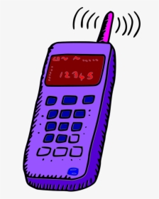 Analogue Mobile Phone - Mobile Phone Clipart, HD Png Download, Transparent PNG