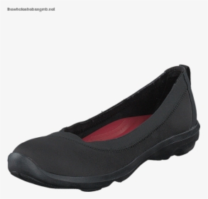 Women S Crocs Busy Day Stretch Flat Black/black - Slip-on Shoe, HD Png Download, Transparent PNG