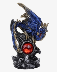 Young Blue Dragon Gem Protector Statue - Gemstone, HD Png Download, Transparent PNG