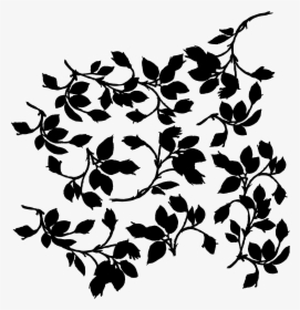 Black & White - Leaves Black And White Png, Transparent Png, Transparent PNG