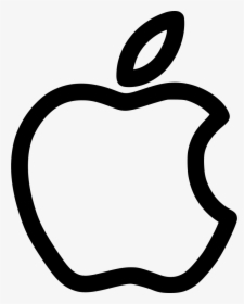 Food Health Apple Nature Leaf Fruit Eat Svg Png Icon - Apple Logo Hand Drawn, Transparent Png, Transparent PNG