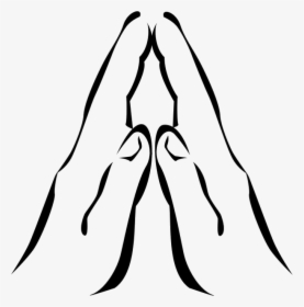 Praying Hands African American Clipart Transparent - Praying Hands Clip Art, HD Png Download, Transparent PNG