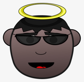 Angel, African American, Cool, Sunglasses, Clip Art - Angel Wearing Sunglasses, HD Png Download, Transparent PNG