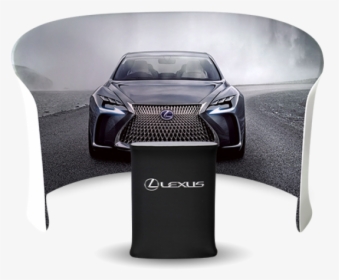 Semi Circular Display Stand Booth - Lexus Lf Fc Front, HD Png Download, Transparent PNG