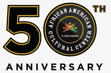African American Cultural Center 50th Anniversary Logo - Circle, HD Png Download, Transparent PNG