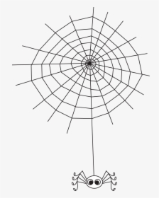 Transparent Cobwebs Png - Colouring Spider Webs Halloween, Png Download, Transparent PNG