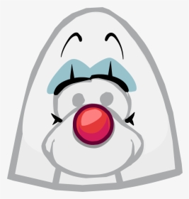 Clown Face Paint Png - Club Penguin Optic Headset, Transparent Png, Transparent PNG