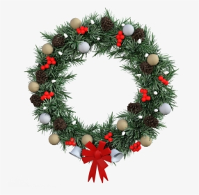 Wreath Christmas Decoration Decoration Free Photo - Real Christmas Wreath Png, Transparent Png, Transparent PNG