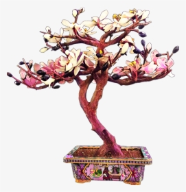 #bonsai #tree #flowers #leaves #multicolored #beautiful - Cherry Blossom, HD Png Download, Transparent PNG