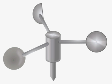 Anemometer, Wind Speed, Weather Measurement - Easy To Draw Anemometer, HD Png Download, Transparent PNG