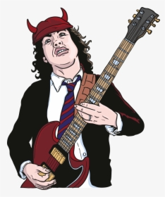 Ceratopia Angus Young Illustration - Illustration, HD Png Download, Transparent PNG