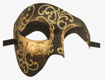 Vintage Series Phantom Of The Opera Half Face Masquerade - Mask, HD Png Download, Transparent PNG