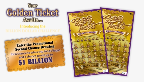 Willy Wonka Golden Ticket Lottery, HD Png Download, Transparent PNG